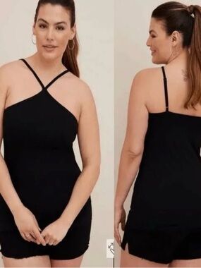 torrid Neon Yellow Foxy Halter Top NWT